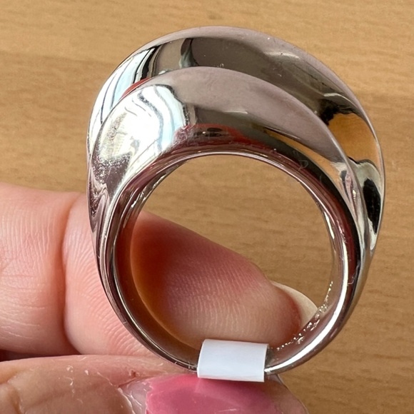 ALEXIS BITTAR FINE COLLECTION 925 STERLING SILVER MARQUIS RIDGED RING BRAND NEW - Picture 9 of 16